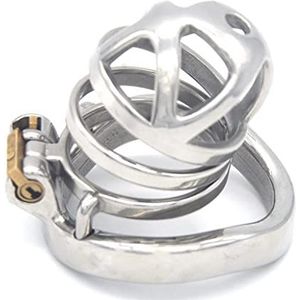 Bondage Masters Dispositif de Chasteté Masculin en Acier Inoxydable de Qualité Médicale
