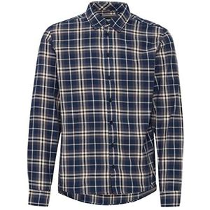 Blend T-shirt tissé L/S chemise pour homme, Robe bleue (194024)., S