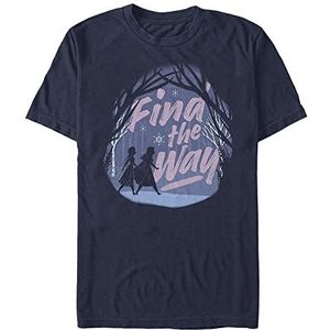 Disney Uniseks T-shirt, marineblauw, M, marineblauw