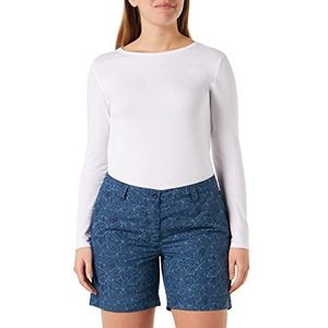 CMP - Dry Function shorts met bloemenpatroon, bermuda voor dames, Blauw
