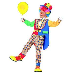 Ciao Clown Clown Clown kostuum voor kinderen, meerkleurig, 10-12 jaar