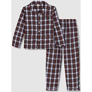 Gocco schotse pyjama set voor kinderen, wit, 2-3 jaar, Wit.