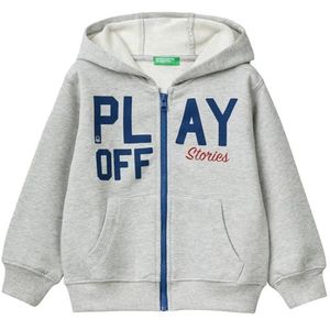 United Colors of Benetton Veste C/CAPP M/L, gris, 18 mois