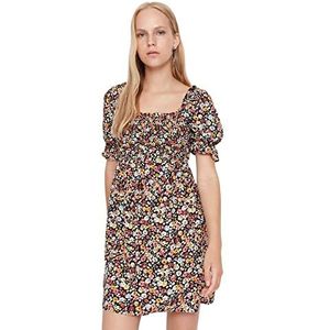 Trendyol Mini robe tissée régulière pour femme, Multicolore, 60 taille petite