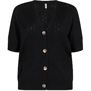 SOYACONCEPT Veste en tricot SC-Dollie 735 pour femme, Noir, S