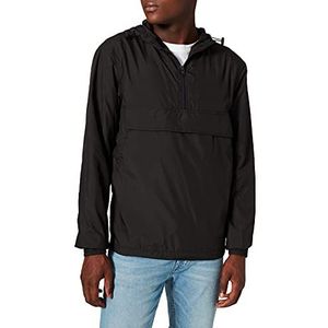 Urban Classics Basic Pullover heren pullover, Zwart, XL