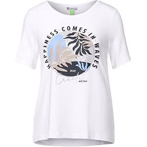 Street One Party-T-shirt, dames, wit, maat 42, Wit