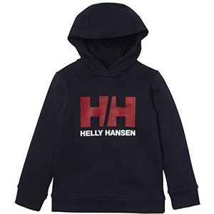 Helly Hansen Uniseks hoodie met logo, 597, marineblauw, 3 ans