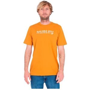 Hurley EVD Exp Crasher T-shirt voor heren, gouden schuilplaats