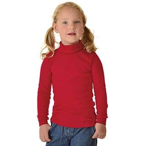 Trigema Ski/sporttrui voor meisjes met lange mouwen voor meisjes, Rood (Cherry 036)