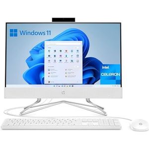HP 22-dd2000ss 21,5 inch All-in-One toetsenbord en muis (Intel® Celeron® J4025 8GB DDR4-SDRAM, 256GB SSD, Windows 11 Home), wit