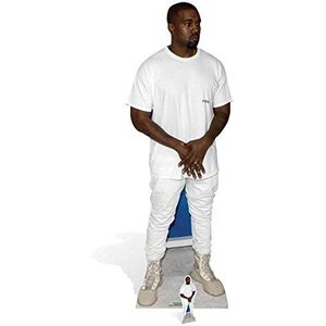 STAR CUTOUTS Kanye West Karton Cut in Nature Size T-shirt, 166 cm