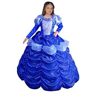 Ciao - Prinses van Oostenrijk Sissi kostuum meisje (maat: blauw, 6-8 jaar, 18388.6-8, kleur