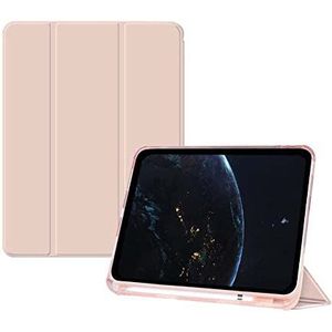 Génération 2020/ iPad 7. Génération 2019 Case, Slim Stand Hard Back Shell Protection Smart Cover für iPad 10.2 Zoll- Rose