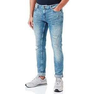 ONLY & SONS Onsloom Slim Lime Blue Wash FG 2203 Jeans, jeansblauw, 36 (2 stuks), Denim blauw