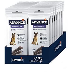 ADVANCE Snacks Articular Stick voor honden, 14 x 155 g, totaal 2170 g