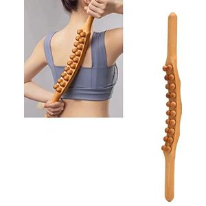 Krabstaaf voor het hele lichaam, massagestaaf voor de gezondheid, Gua Sha Stick voor het lichaam, massagestaaf van hout voor buik, schouder, voetmassage, muscu