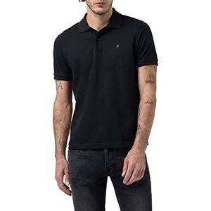 Pierre Cardin Basic poloshirt voor heren, zwart.