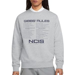 NCIS Gibbs Rules Crew Sweat-shirt Athletic Heather, taille M, Athletic chiné, M