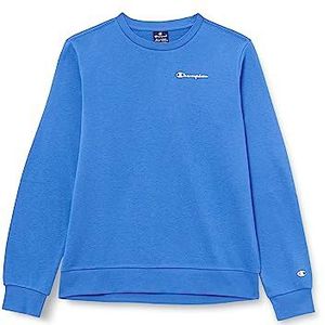 Champion Legacy American Classics Ultra Light Powerblend Terry Small Logo Crewneck Sweatshirt voor kinderen en tieners, Kobalt Blauw