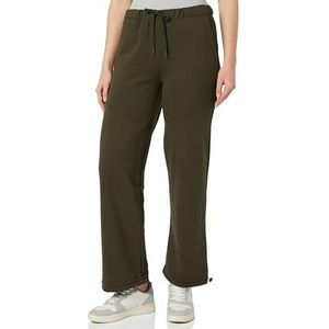 Koton Pantalon de survêtement basique pour femme, avec poches, cordon de serrage, mélange de coton, 876 (kaki), S