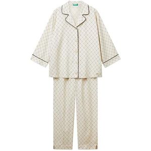 United Colors of Benetton Pig(Chemise+Pant) 4T3U3P00R Ensemble de Pyjama, Multicolor, M Femme, multicolore, M
