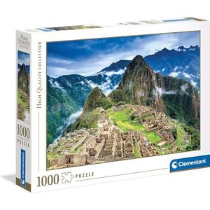 Clementoni 1000 stuks Does Not Apply Collection Machu Picchu-puzzel voor volwassenen, 1000 stukjes, gemaakt in Italië, meerkleurig, één maat, 39604