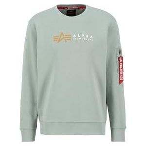 ALPHA INDUSTRIES Sweat-shirt pour homme, Dusty Green, XL