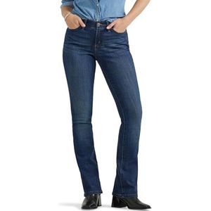 Lee Flex Motion Regular Fit Bootcut Jeans voor dames, Royal Chakra, maat 42 kort, koningschakra