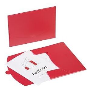 PAGNA 21007-03 documentenmap, polypropyleen, rood