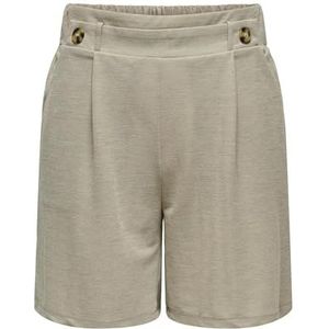 JdY Jdy birdie Geggo Shorts Jrs Noos Damesshorts, Kasteel Grijs/detail: gemengd