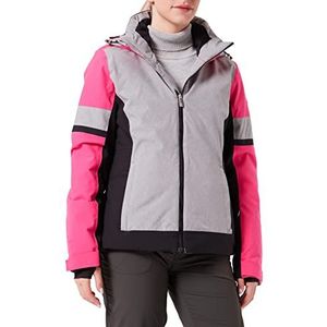 MC KINLEY Helena Dames ski-jack, Melange/Pink, 42, Gemengd/roze