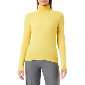 United Colors of Benetton Fietsshirt M/L 1002d2348 Dames Sweater (1 stuk), Geel 04 C