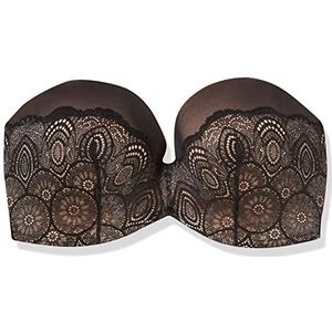 Wonderbra Strapless beha, zwart, 80C dames, zwart.