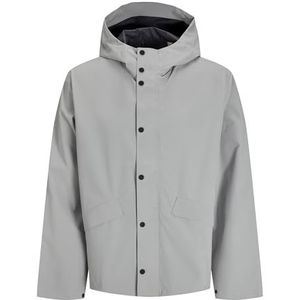 Jack & Jones Jprccreagan Clean Tech Veste de pluie pour homme, gris fantôme, taille L, Gris, L