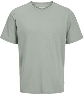 JACK & JONES Jjeorganic Noos T-shirt met ronde hals voor heren, Iceberg groen - details: gemengd