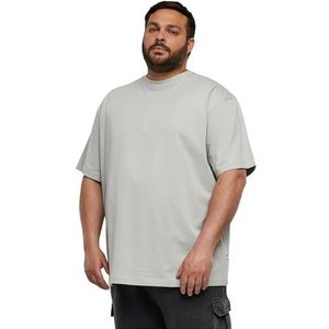 Urban Classics T-shirt basique pour homme en 100% coton biologique, col rond, coupe longue, en coton biologique, taille S à 5XL, Lightasphalte, XL