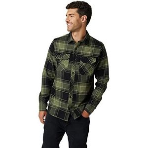 Fox Racing Traildust 2.0 Flanellen overhemd met knopen, legerkleur, XL heren, Het leger.