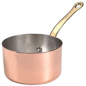 Pentole Agnelli ALCU105F10 Kookpan van vertind koper, 1 handvat, 10 cm