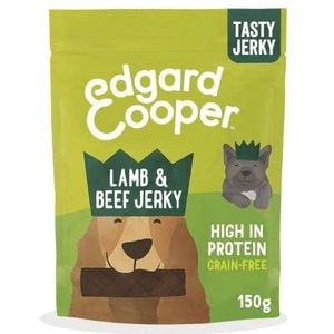 Edgard & Cooper Chuches voor honden, puppy's en senioren, prijzen honden, snoep, natuurlijk, graanvrij, 150 g x 8 vers lam en rundvlees, smakelijk met hoogwaardige eiwitten om hem te vertellen dat je