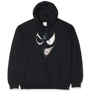 Marvel Universe Venom Split Face T-shirt, zwart (Black Blk), maat 36 (fabrikantmaat: Small) dames, zwart (Black Blk), S, Zwart