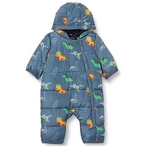 NAME IT Nbmmay Puffer Suit AOP Sneeuwpak, uniseks, baby, Veelkleurig (Bering Sea)