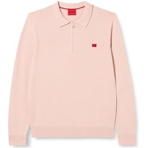 HUGO San Peer-C Pull tricoté pour homme, rose clair/pastel 681, taille XXL, Rose clair/pastel 681, XXL