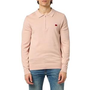 HUGO San Peer-C Pull tricoté pour homme, rose clair/pastel 681, taille XXL, Rose clair/pastel 681, XXL