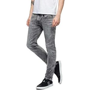 Replay Anbass Hyperflex Slim Jeans voor heren, Medium Grey 9.
