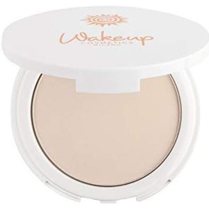 Wakeup Cosmetics C1 gezichtspoeder met fijn, ondoorzichtig poeder, C1 ivoorbeige