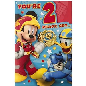 Hallmark Verjaardagskaart voor de 2e verjaardag, motief: Micky Mouse