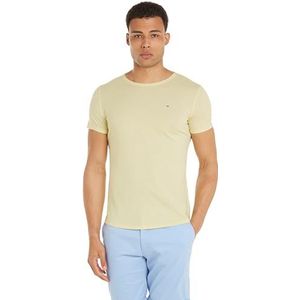 Tommy Jeans Tjm Slim Jaspe Col C T-shirt voor heren (1 stuk), Geel (Lemon Zest)