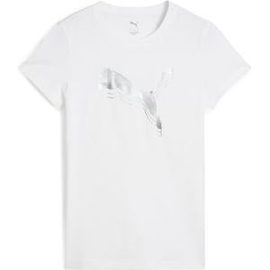 PUMA Ess Metallic Tee Uniseks T-shirts (1 stuk)