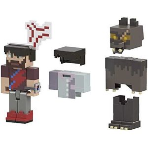 Mattel Minecraft - Figuren van figuren, HNW10, meerkleurig